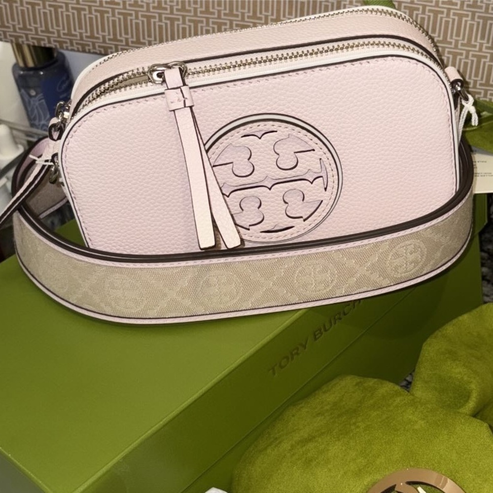 Tory Burch Miller Pink Crossbody Bag
